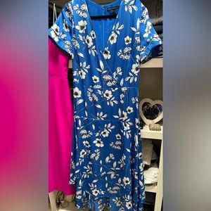 Beautiful blue dress from White House Black market size 12